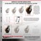Service Caster 12 Inch Heavy Duty High Temp Phenolic Swivel Caster Set with 2 Brakes, 4PK SCC-KP92S1230-PHRHT-2-SLB-2 - alternate 3